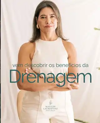 Matilde Laurentino em apresentação sobre drenagem
